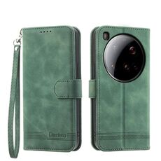 Per Xiaomi 15 Ultra Dierfeng Dream Line TPU Hybrid PU Custodia in pelle per telefono (verde)
