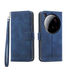 Per Xiaomi 15 Ultra Dierfeng Dream Line TPU Hybrid PU Custodia in pelle per telefono (blu)
