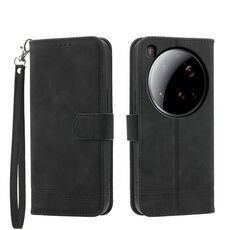 Per Xiaomi 15 Ultra Dierfeng Dream Line TPU Hybrid PU Custodia in pelle per telefono (nero)
