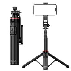 Lenovo Thinkplus H1V Premium Lega di Alluminio Bluetooth Selfie Stick, 1,3 m (Nero)