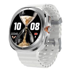 X7 1.51 pollici IPS Screen Bluetooth Smart Watch supporta il monitoraggio della salute (argento)