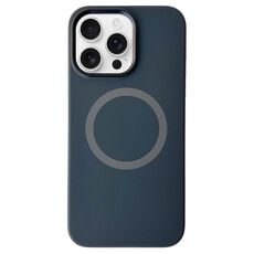 Per iPhone 16 Pro Max Custodia per telefono MagSafe in silicone liquido con struttura in metallo (nero grafite)