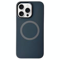 Per iPhone 16 Pro Custodia per telefono MagSafe in silicone liquido con struttura in metallo (nero grafite)