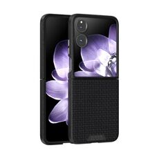 Per Xiaomi Mix Flip ABEEL Ruyi Pattern 6D Micro Relief MagSafe Custodia in pelle per telefono (nero)