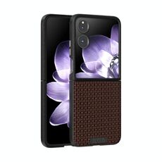 Per Xiaomi Mix Flip ABEEL Ruyi Pattern 6D Micro Relief MagSafe Custodia in pelle per telefono (marrone)