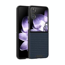 Per Xiaomi Mix Flip ABEEL Ruyi Pattern 6D Micro Relief MagSafe Custodia in pelle per telefono (blu)