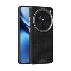 Per vivo X200 Pro mini 6D Micro Relief MagSafe Custodia in pelle per telefono (nero)