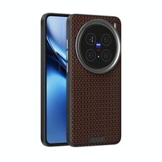 Per Vivo X200 Pro Mini ABEL Ruyi Pattern 6D Micro Relief MagSafe Custodia in pelle per telefono (marrone)