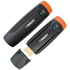 VRRIIS 093 Trasmettitore video ad alta definizione Ricevitore Extender HDMI wireless (nero + arancione)