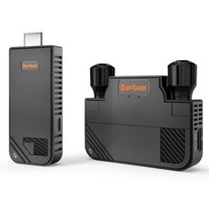 BOVBOX 091-HD Conferenza Uso 100M Wireless WiFi HDMI Extender Video Trasmettitore Ricevitore, Spina: Spina UK