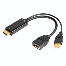 Convertitore HD1 HDMI 2.0b maschio a DP 1.4 femmina 4K 60Hz Cavo adattatore HDMI a DisplayPort