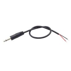 Cavo mono maschio da 3,5 mm, cavo AUX a 2 pin, cavo di alimentazione audio per altoparlanti, lunghezza: 25 cm