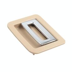 Per Porsche Cayenne / Paramera 2010-2016, estrattore per bagagliaio, fibbia per tappetino per auto 95855111500, stile: modello in metallo beige