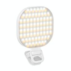 Smartphone Fill Light Selfie Live Streaming Computer Laptop Fotografia Luce LED Videoconferenza Lampada di riempimento (Bianco)
