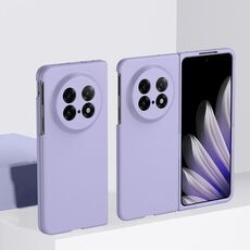 Per OPPO Find N5 Custodia per telefono in PC con effetto pelle (viola Sakura)