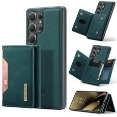 Custodia multi-carta DG.MING M2 Series per Samsung Galaxy S25 Ultra 5G + custodia magnetica per telefono (verde)