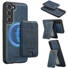 Custodia per telefono Magsafe con custodia RFID staccabile per Samsung Galaxy S25+ 5G LC.IMEEKE serie L3 (blu)