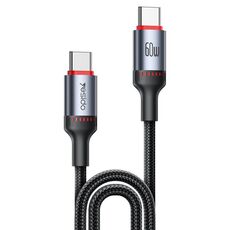 Cavo dati di ricarica Yesido CA183 PD60W 3A USB-C / Type-C a USB-C / Type-C, lunghezza: 2 m (nero)