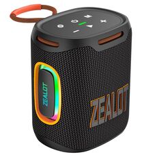 Zealot S122 25W Altoparlante Bluetooth con luce RGB per esterni impermeabile IPX6 ad alta potenza (nero)