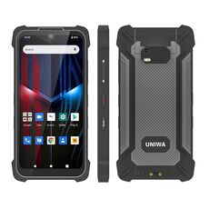 UNIWA P551 PDA portatile telefono robusto, 4 GB + 64 GB, 5,5 pollici Android 11 Mediatek MT6765 Helio P35 Octa Core, rete: 4G, spina: spina USA (grigio)