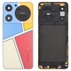 Per ZTE nubia Music Z2353 Cover posteriore in vetro per batteria con cornice centrale/Copertura per obiettivo della fotocamera (multicolore)