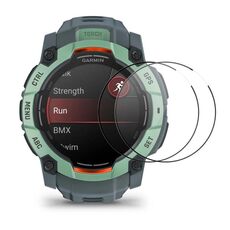 Per Garmin Instinct 3 AMOLED / Solar 50 mm, 2 pezzi ENKAY 3D Pellicola protettiva per schermo in PMMA HD con bordo in PC morbido a copertura totale