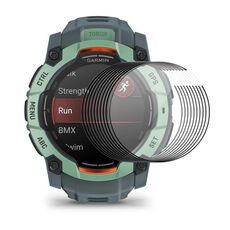 Per Garmin Instinct 3 AMOLED / Solar 50 mm, 10 pezzi, pellicola protettiva per schermo ENKAY 3D a copertura totale, morbida per PC con bordo in PMMA HD