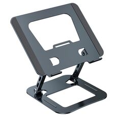 Supporto di raffreddamento per laptop in lega di acciaio pieghevole regolabile da tavolo portatile J30 (grigio)