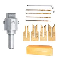 10 pezzi/set lega perline buddiste coltello morbido duro legno braccialetto trapano strumento