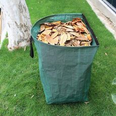 53 galloni Garden Leaf Bag Organizer Grande capacità Garden Weed Cleanup Bag