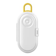 Mini contenitore portatile multifunzione per stuzzicadenti, filo interdentale, tappi per le orecchie, contenitore per pillole (bianco)