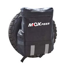 MOXPEER Borsa portautensili per ruota di scorta SUV di grande capacità (nera)