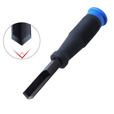 RUITOOL Scalpello per lavorazione del legno a 90 gradi, scalpello per scanalatura, utensile per intaglio di cerniere (12 mm, blu)
