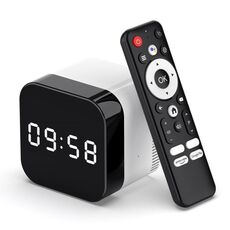 H96Max 8K UHD Android 14 Smart TV Box con telecomando, 4 GB + 32 GB, Allwinner H728 Octa-Core (spina UK)