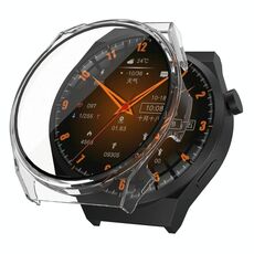 Per Wearfit X5 Pro PC + Custodia protettiva per orologio integrata con pellicola temperata (trasparente)