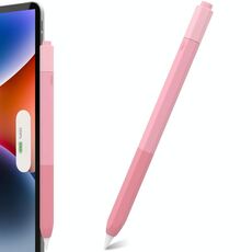 Per Apple Pencil 2 / Pro LC05 Custodia protettiva anti-rotolamento in silicone per penna stilo (rosa sfumato)