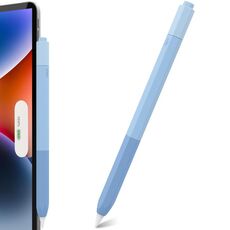 Per Apple Pencil 2 / Pro LC05 Custodia protettiva anti-rotolamento in silicone per penna stilo (blu sfumato)