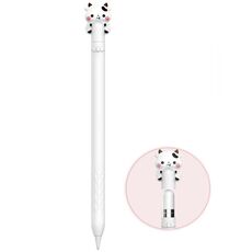 Per Apple Pencil 1 LC129-1 Custodia protettiva in silicone anti-rotolamento per penna stilo (mucca bianca)