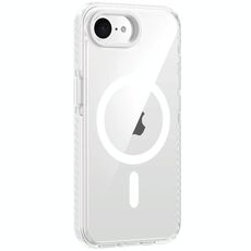 Per iPhone 16e Airbag TPU + TPE + PC Custodia trasparente MagSafe per telefono (bianco)