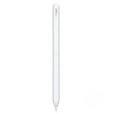 Per Apple Pencil 2 / Pro LC182 Custodia protettiva anti-rotolamento in silicone per penna stilo (bianca)