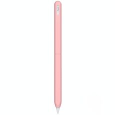 Per Apple Pencil 2 / Pro LC182 Custodia protettiva anti-rotolamento in silicone per penna stilo (rosa)