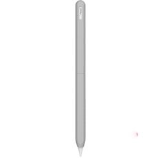 Per Apple Pencil 2 / Pro LC182 Custodia protettiva anti-rotolamento in silicone per penna stilo (grigio)