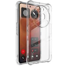 Per Nothing Phone 3a Pro imak Custodia antiurto in TPU per telefono Airbag (trasparente)