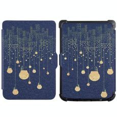 Per Pocketbook B606 628 633 632 627 616 Custodia per tablet intelligente in pelle TPU con verniciatura (Migliaia di luci)