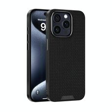 Per iPhone 15 Pro Max ABEEL Ruyi Pattern 6D Micro Relief MagSafe Custodia in pelle per telefono (nero)