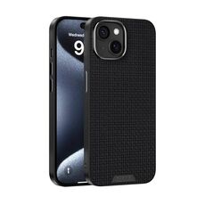 Per iPhone 15 Plus ABEL Ruyi Pattern 6D Micro Relief MagSafe Custodia in pelle per telefono (nero)
