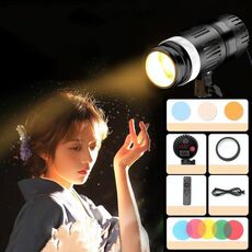 100W 102 LED Spotlight Ritratto Fotografia Luce di riempimento Messa a fuoco regolabile Tripla temperatura di colore, spina USA