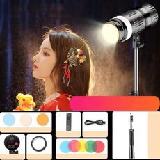 100W+2,1m Treppiede 102 LED Faretto Ritratto Fotografia Luce di Riempimento Messa a Fuoco Regolabile Tripla Temperatura Colore, Spina USA