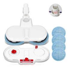 Testa di mocio elettrico con serbatoio dell'acqua per aspirapolvere portatile Xiaomi Dreame / Dyson Wide 6 stracci blu