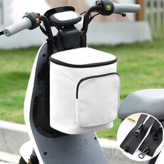 Borsa impermeabile per riporre il casco anteriore del veicolo elettrico, colore: bianco